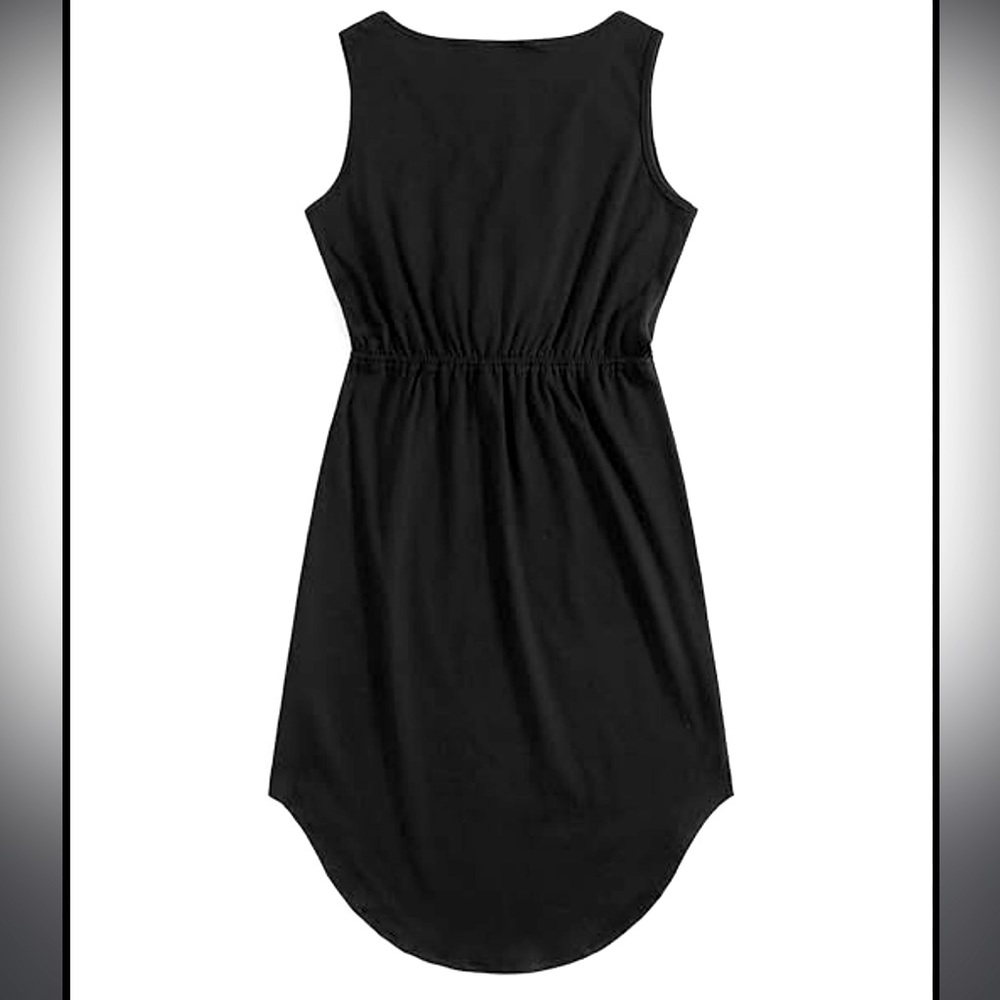 American Eagle Silk High-Low Knee Length Dress